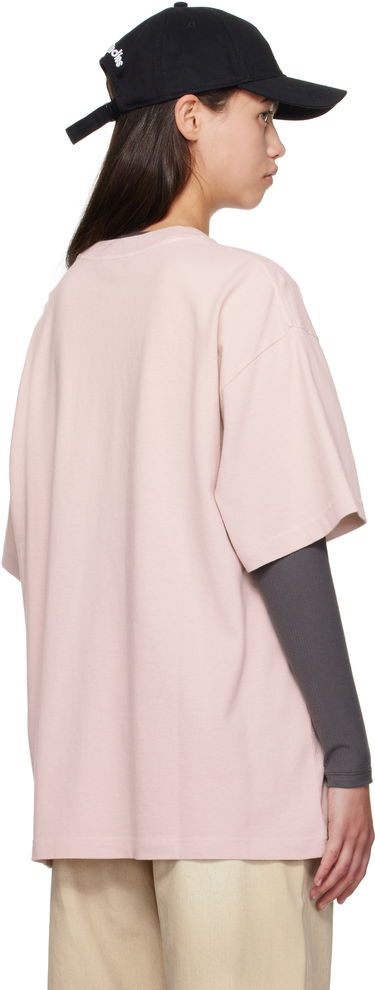 Tričko Acne Studios Acne Studios Bow Print T-Shirt Ružová | AL0501-, 2