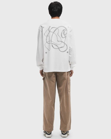 Tričko Carhartt WIP Long Sleeve T-Shirt with Logo Print Čierna | I034403_7, 4