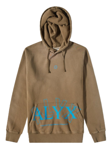 Mikina 1017 ALYX 9SM 2X Logo Hoody Hnedá | AAUSW0180FA01-BEG0003