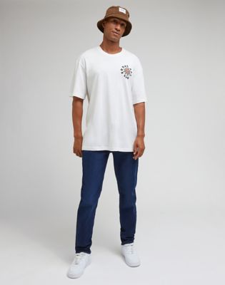 Tričko Lee Loose Tee Biela | 112341749:XXL, 1