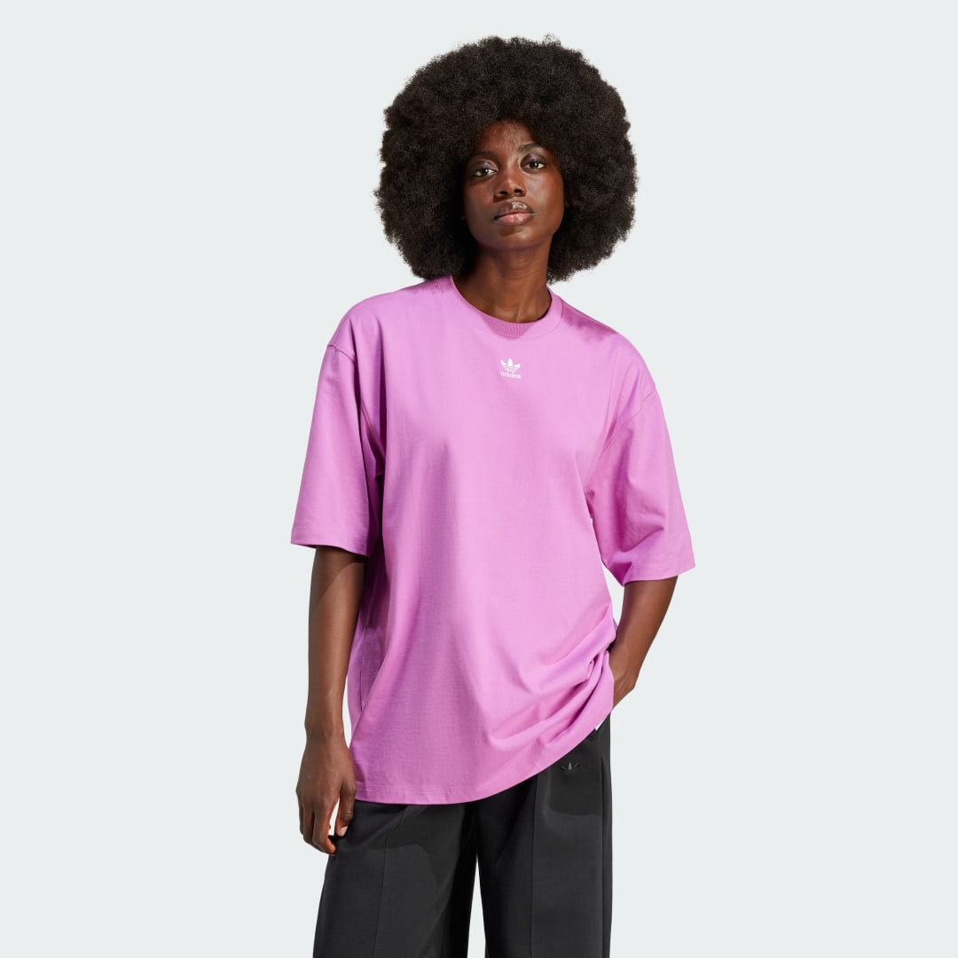 Tričko adidas Originals Adicolor Essentials Tee Fialová | IR5924, 0
