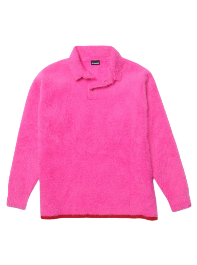 Mikina Jacquemus Polo Neve Fluffy Polo Ružová | 216KN601-2390-430
