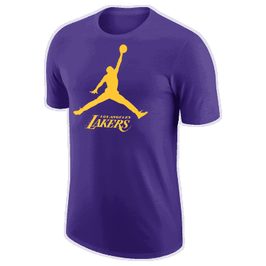 Tričko Jordan Essential NBA Los Angeles Lakers Fialová | FB9827-504, 0