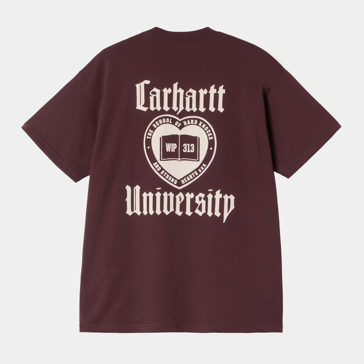 Tričko Carhartt WIP Carhartt WIP Schooling Short Sleeve T-Shirt Vínová | I035453_9, 1