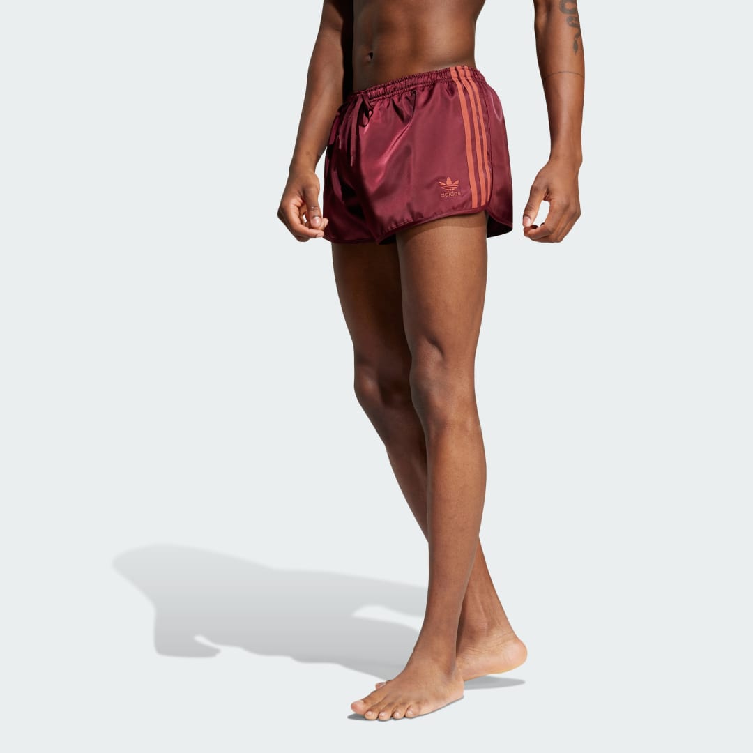 Šortky adidas Performance Adicolor 3-Stripes 2-Inch Swim Shorts Vínová | JH3294, 0