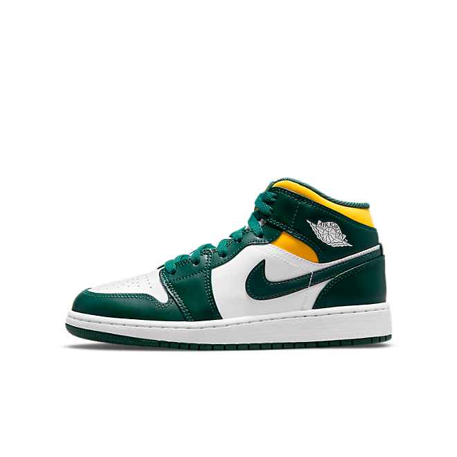 Tenisky a topánky Jordan Air Jordan 1 Mid "Sonics" GS Zelené | 554725-371, 0