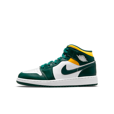 Tenisky a topánky Jordan Air Jordan 1 Mid "Sonics" GS Zelené | 554725-371, 0