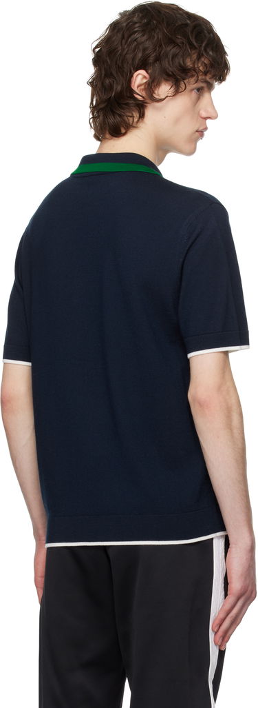 Polo tričko Casablanca Casablanca Tennis Polo Navy | MPS25-KW-846-01, 3