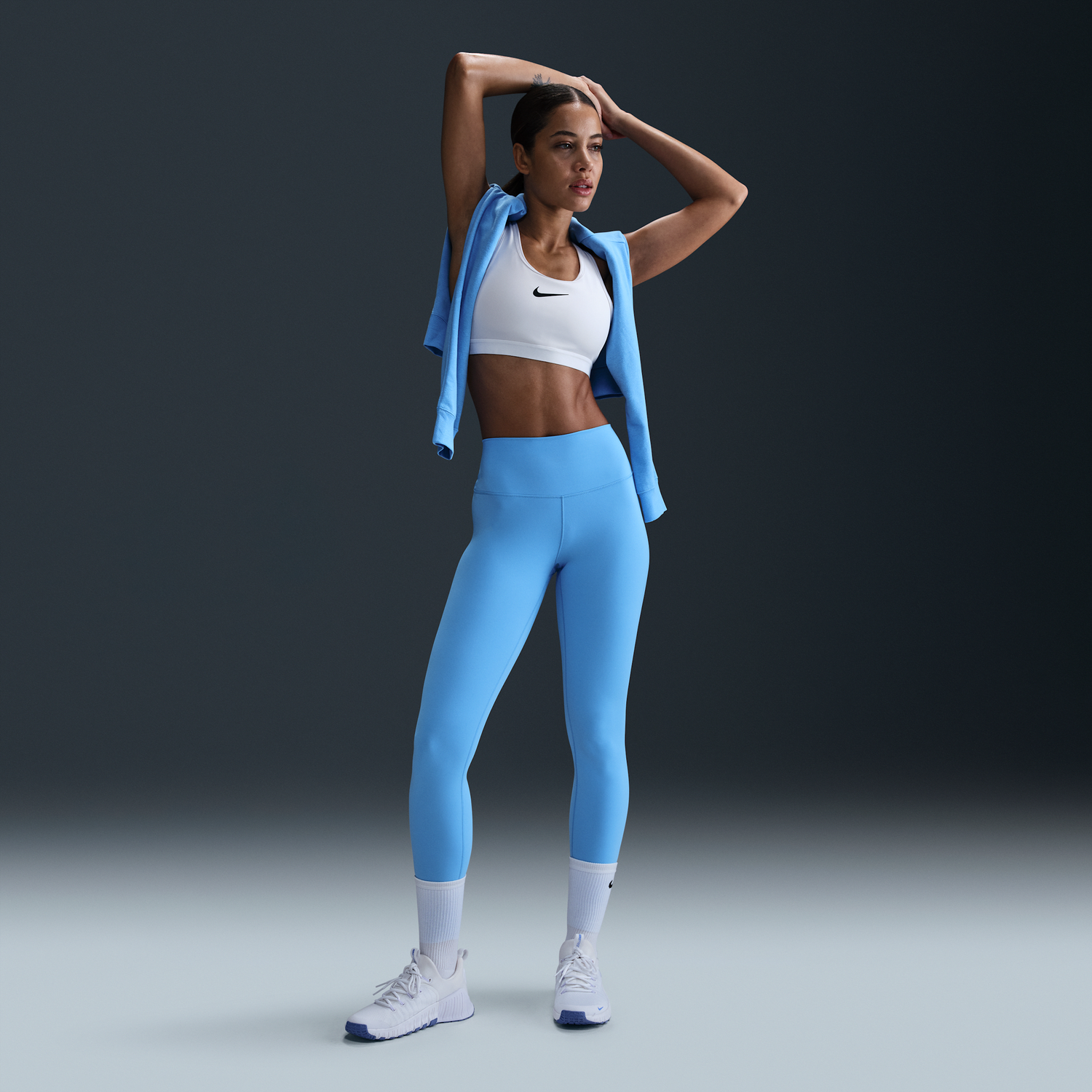 Legíny Nike One High-Waisted Leggings Modrá | FN3226-412, 0