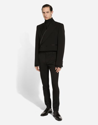 Bunda Dolce & Gabbana Dolce & Gabbana Double-breasted Spencer Jacket Čierna | G2UH6TFU21EN0000, 1