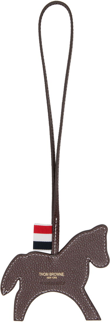 Kľúčenka Thom Browne Thom Browne Horse Bag Charm Hnedá | UAM105A-00198, 1
