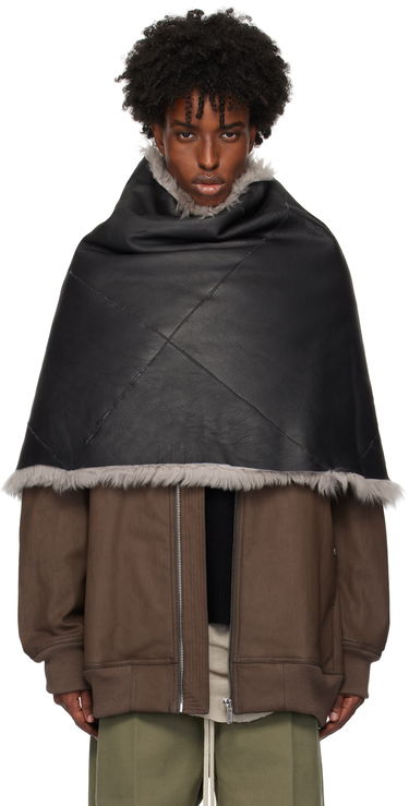 Šál Rick Owens Rick Owens Shearling Reversible Cowl Čierna | RU02D6443 LSHTR, 0