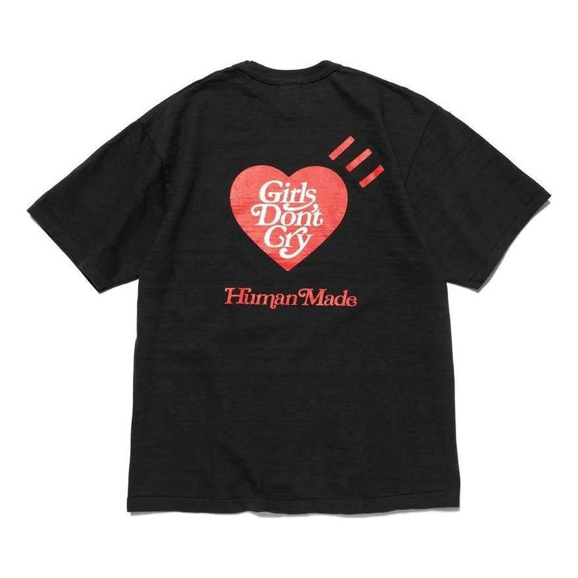 Tričko Human Made Girls Don't Cry Valentine's Day T-Shirt Čierna | XX25TE012