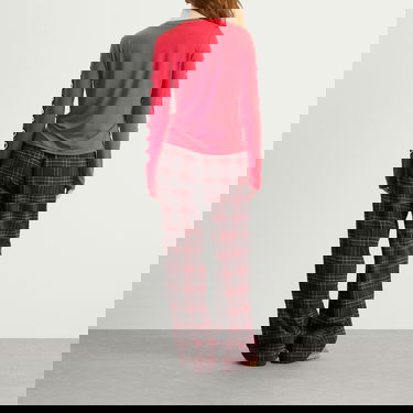 Pyžamo SKIMS SKIMS x CPFM Long Sleeve & Flannel Pant Sleep Set Teddy Bear Print Rôznofarebný | ST-SET-10060W-RBP, 3