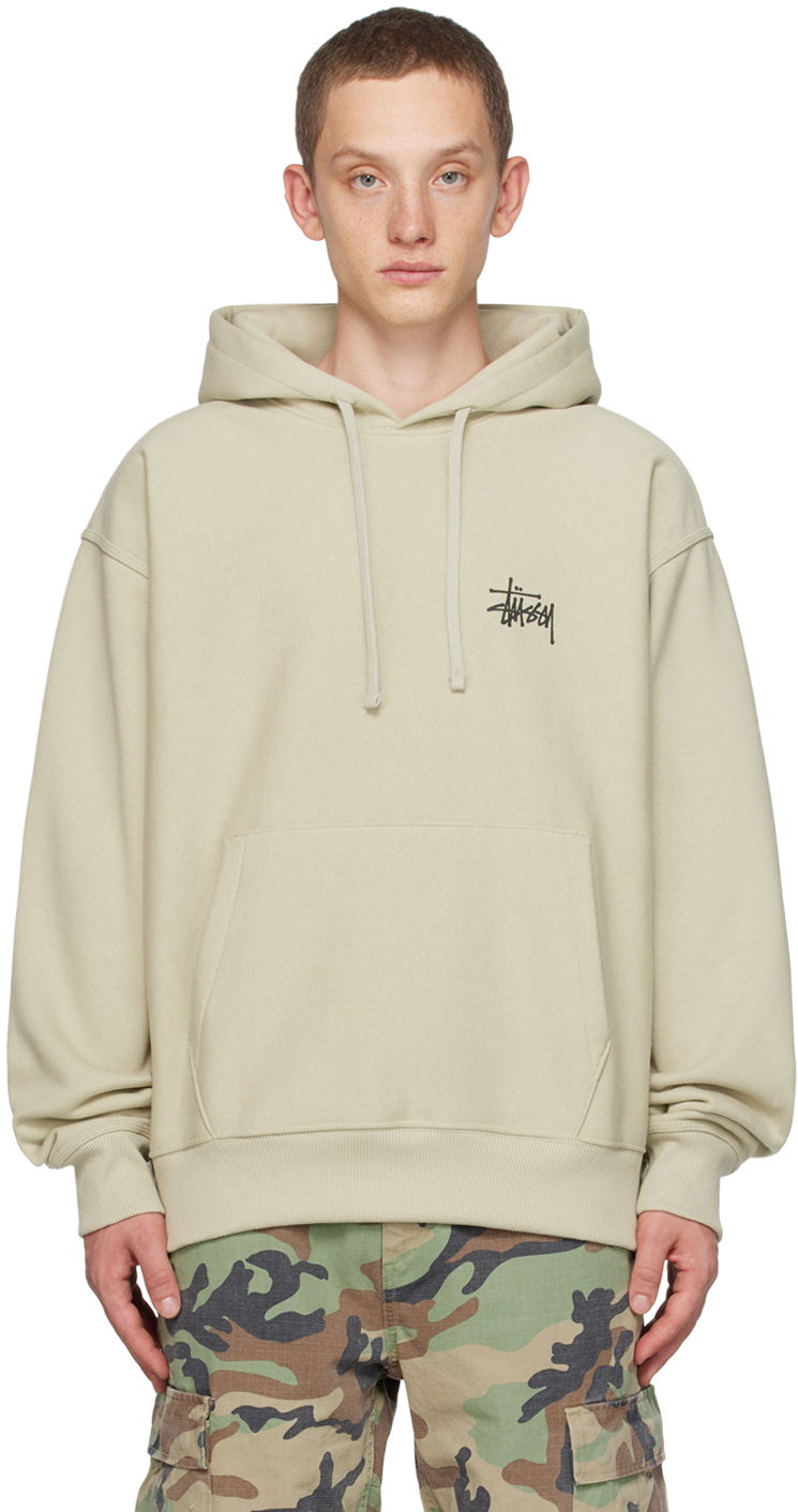 Mikina Stüssy Beige Print Béžová | 1924870