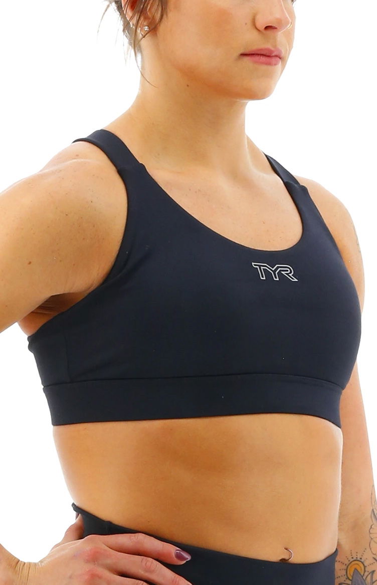 Podprsenka TYR TYR Sol Crisscross Sports Bra Čierna | fgpso3a-001, 1