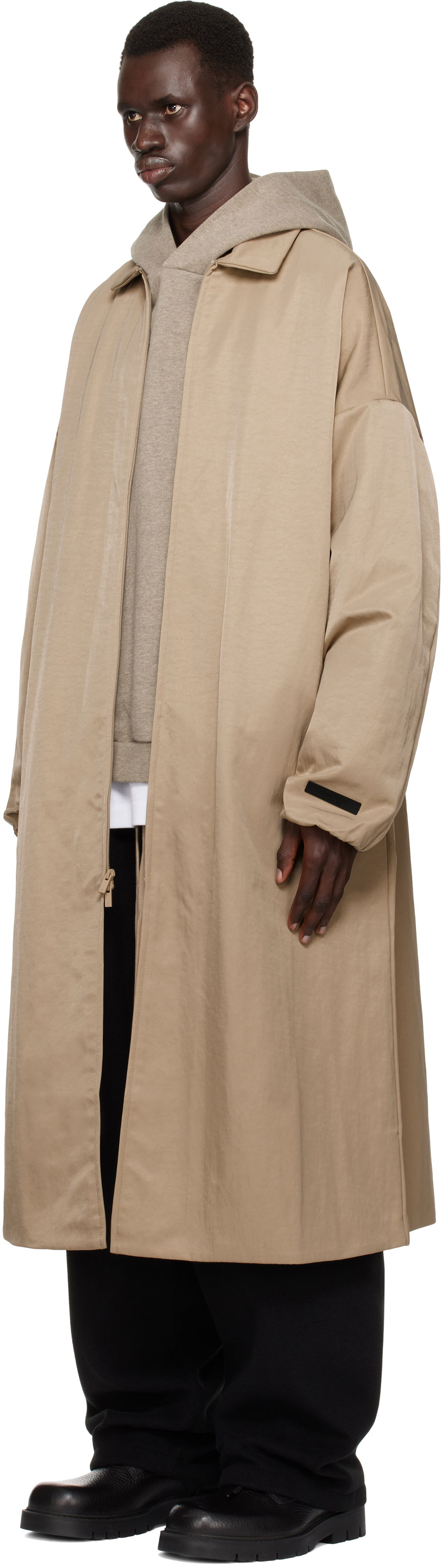 Fear of God ESSENTIALS Textured Nylon Trench Coat