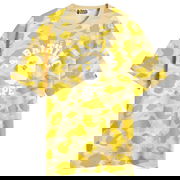 A Bathing Ape Women's Color Camo College T-Shirt Relax in Yellow, Size Medium | END. Clothing