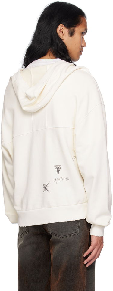 Mikina We11done Wide Neck Sweatshirt Biela | WD-TH2-24-801-U-WH, 2