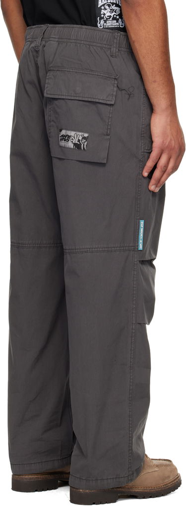 Tepláky AAPE by A Bathing Ape AAPE by A Bathing Ape Main Woven Paneled Sweatpants Šedá | AAPPTMB693XXNBKL, 2