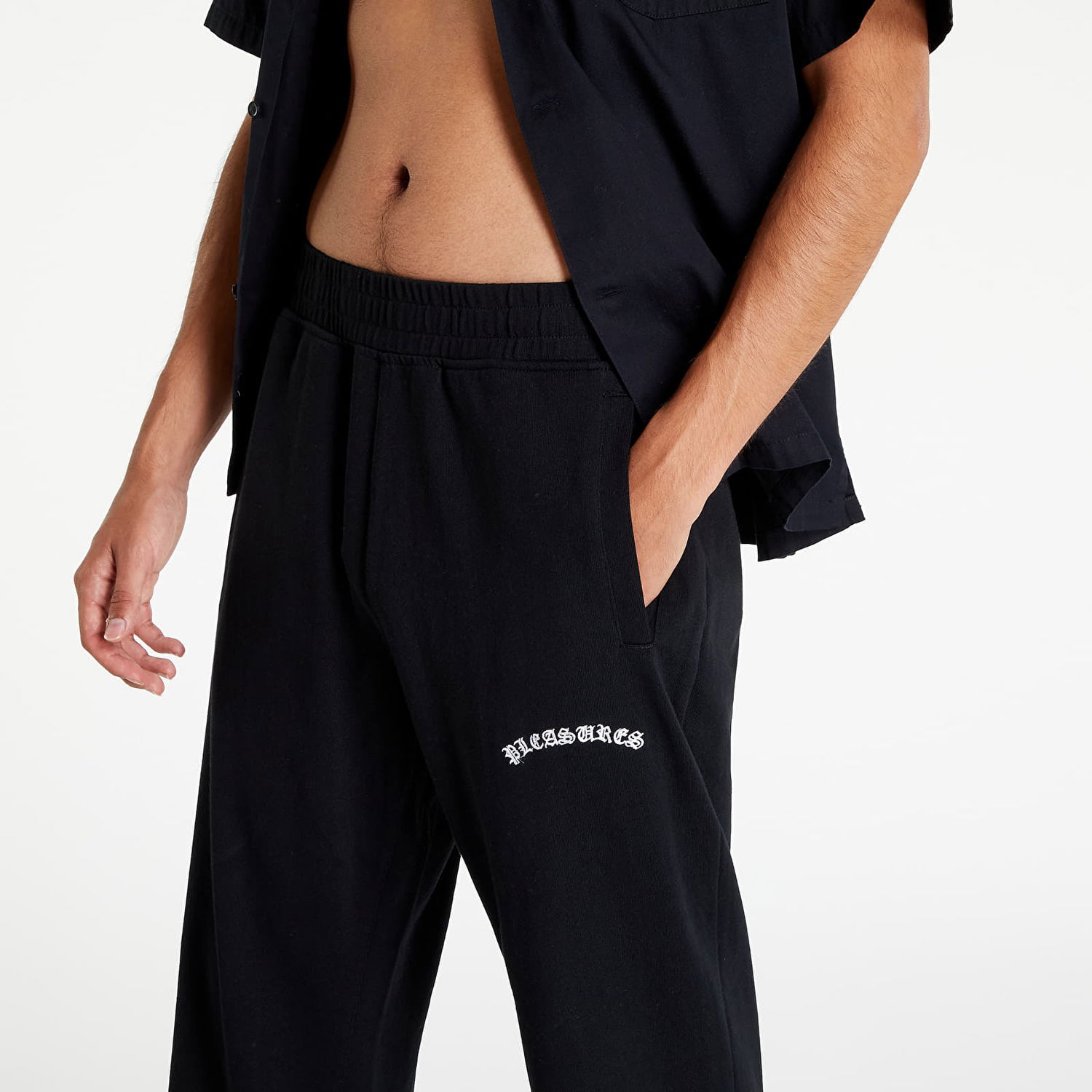 Nohavice Pleasures Kat Easy Pant Čierna | P22F004 BLACK, 1