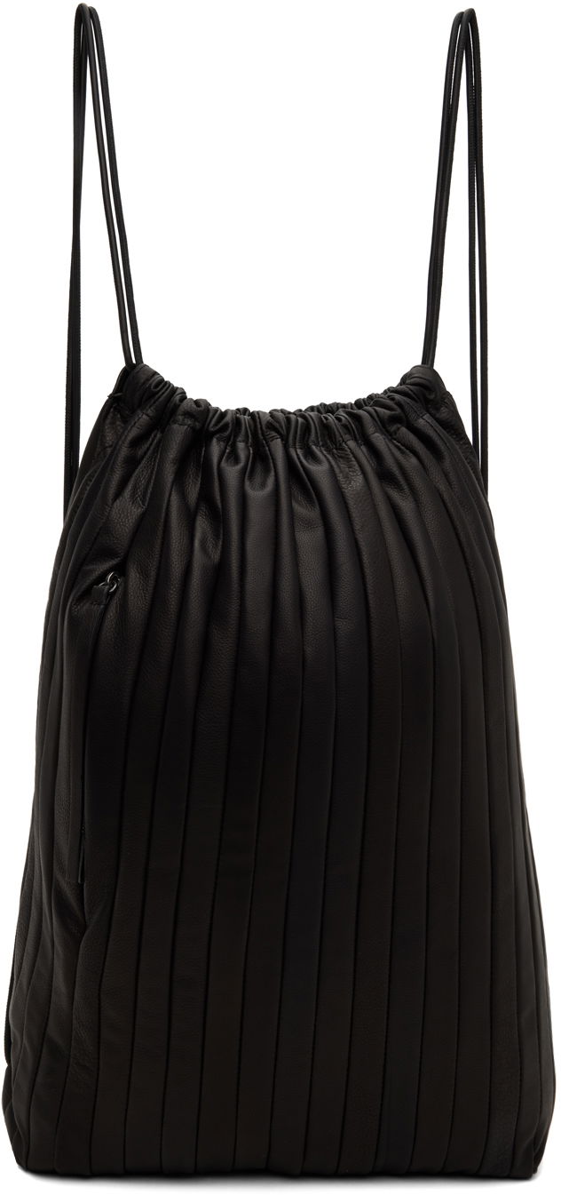 Batoh Marsèll Leather Drawstring Backpack Čierna | MB0440-088666, 0