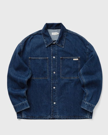 Košeľa CALVIN KLEIN Calvin Klein Jeans Relaxed Shirt Jacket XXL Modrá | J30J3265511BJ, 0