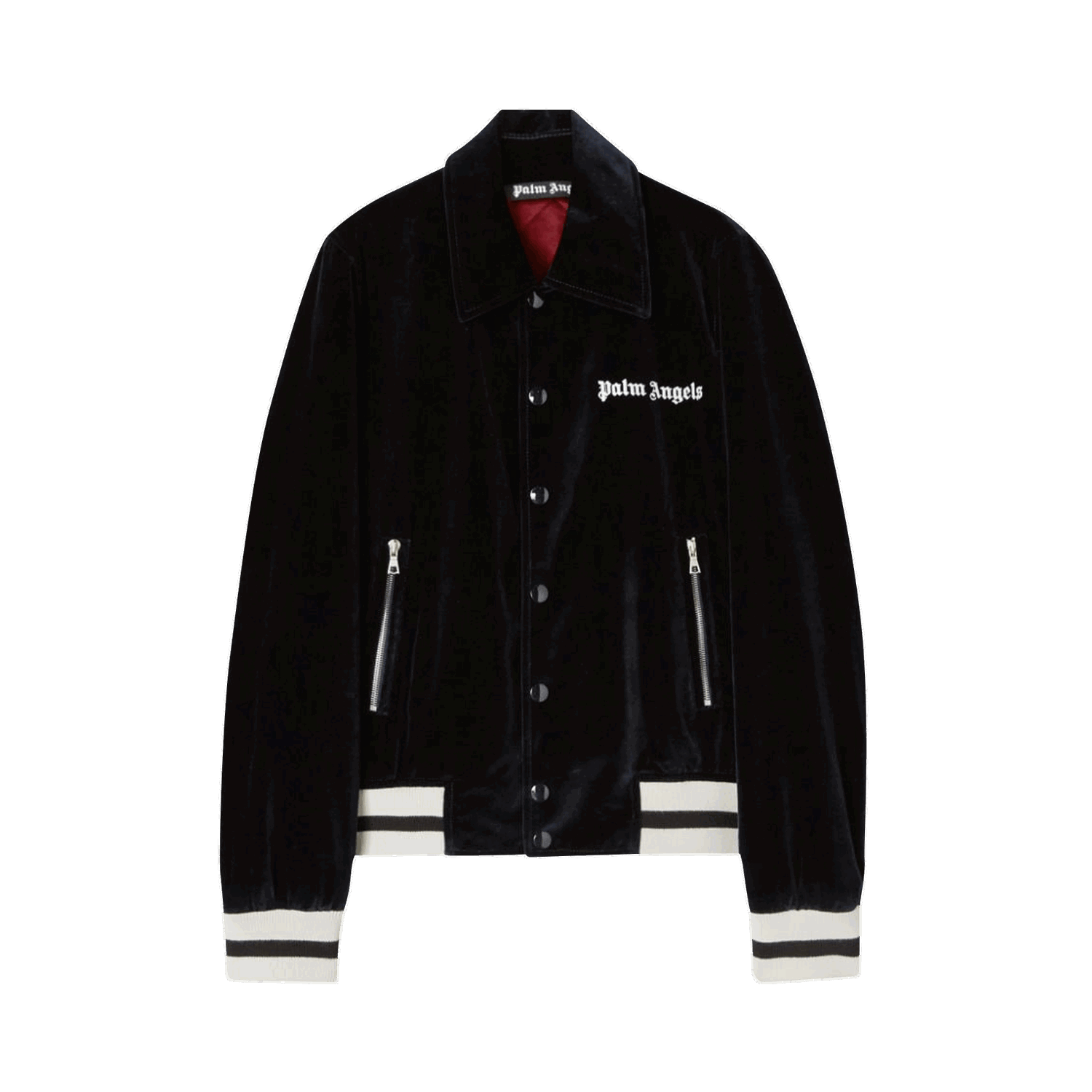 Bunda Palm Angels Sunday Life Is Palm Baseball Jacket Čierna | PMEA229F22FAB0014903, 0