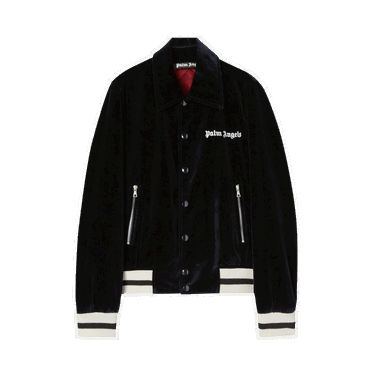 Bunda Palm Angels Sunday Life Is Palm Baseball Jacket Čierna | PMEA229F22FAB0014903, 0
