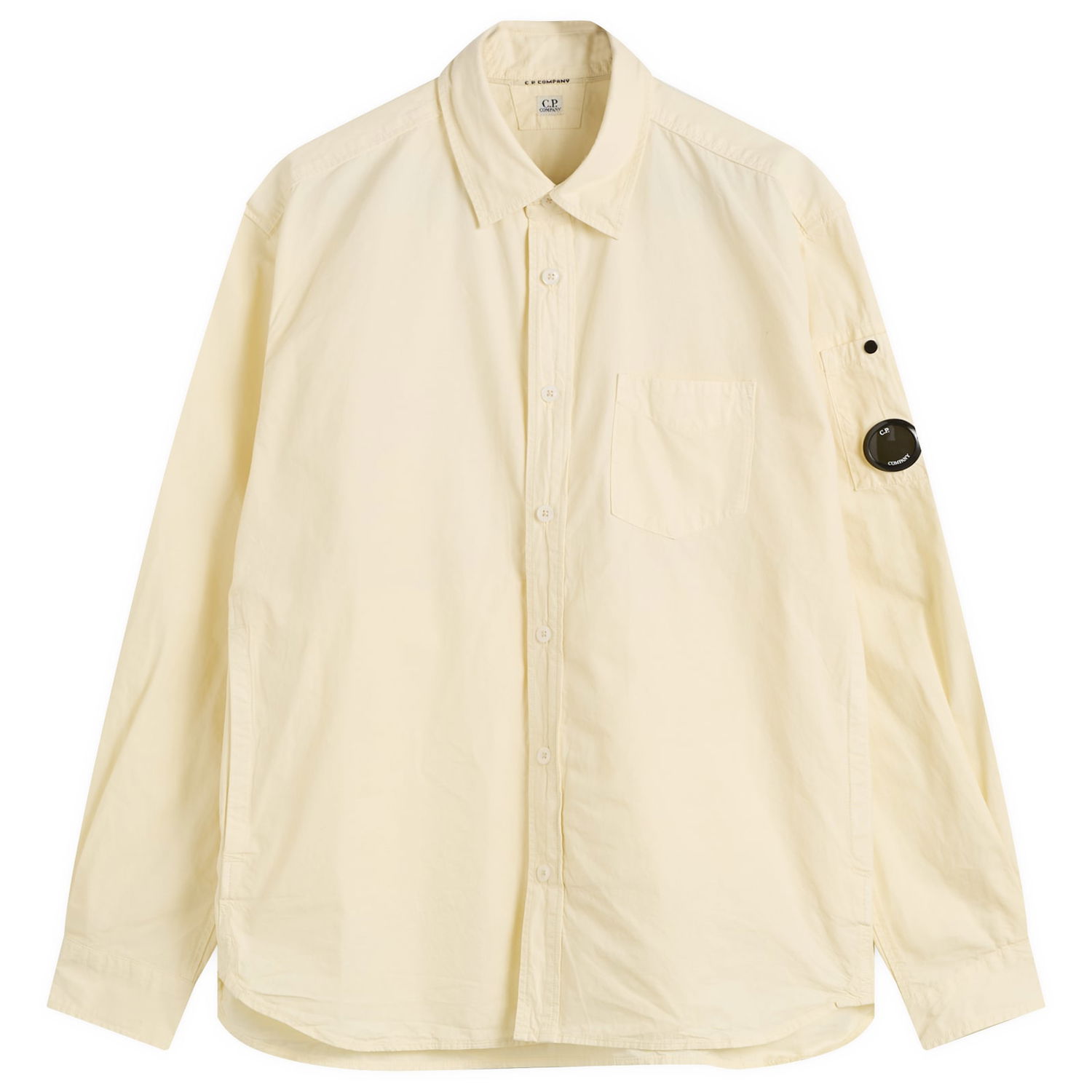 Košeľa C.P. Company Microreps Lens Shirt, Size Large Žltá | 19CMSH270A-110324G-402, 0