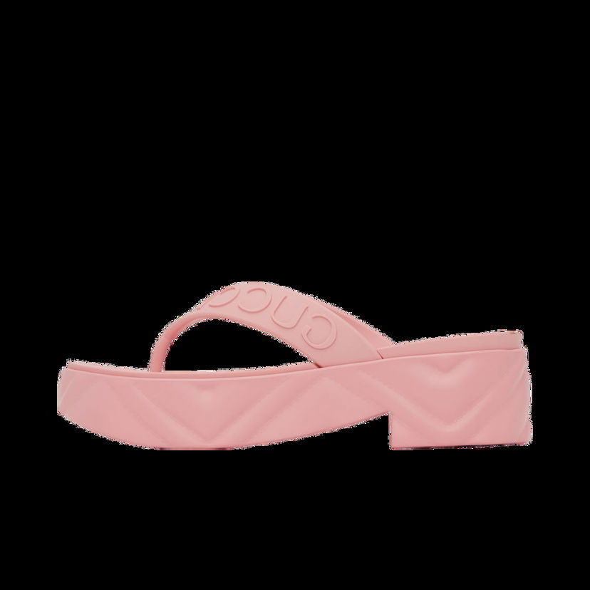 Tenisky a topánky Gucci Thong Platform Sandals "Pink" Ružová | 746334 JFM00