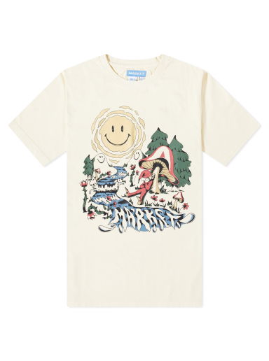 Tričko MARKET Smiley Quiet Time T-Shirt Béžová | 399001549-NTR