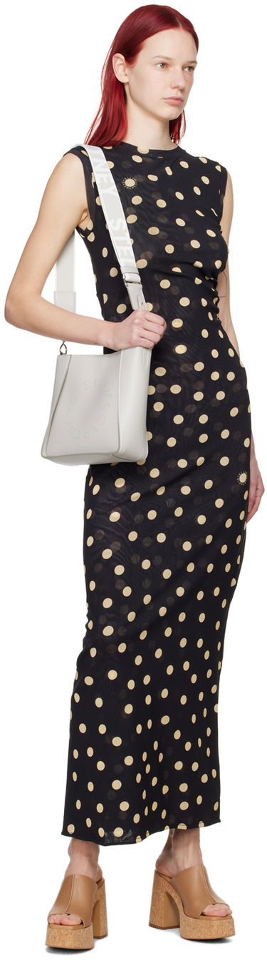Šaty Stella McCartney Stella McCartney Polka Dot Maxi Dress Čierna | 6J02943SPY93, 3