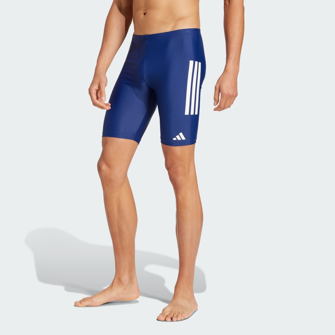 Plavky adidas Performance 3-Stripes Swim 8-Inch Shorts Modrá | JN6538, 0