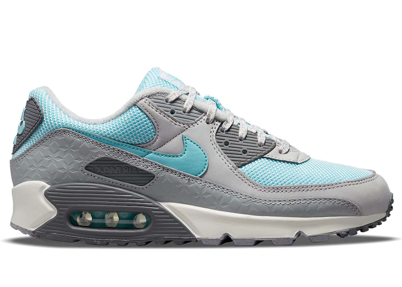 Tenisky a topánky Nike Air Max 90 Snowflake Grey Ice Blue Šedá | DJ5414-001, 0