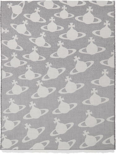 Šál Vivienne Westwood Vivienne Westwood Hilma Orb Scarf Šedá | 81030137-W015J-, 0