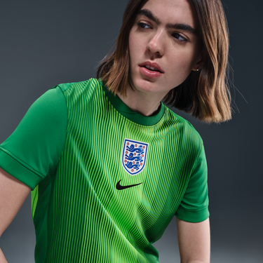 Dres Nike England Stadium 2025/26 Dri-FIT Replica Goalkeeper Short Sleeve Jersey Zelené | IF3957-310, 3
