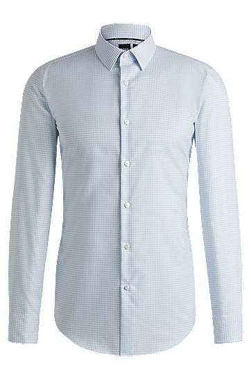 Košeľa BOSS Slim Fit Anti-Bacterial Oxford Shirt Modrá | 50533421, 0