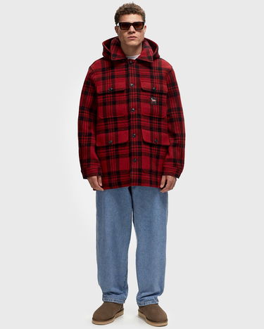 Košeľa WOOLRICH Plaid Cruiser Hooded Jacket Vínová | CMWOOUT555MRTD0063, 1