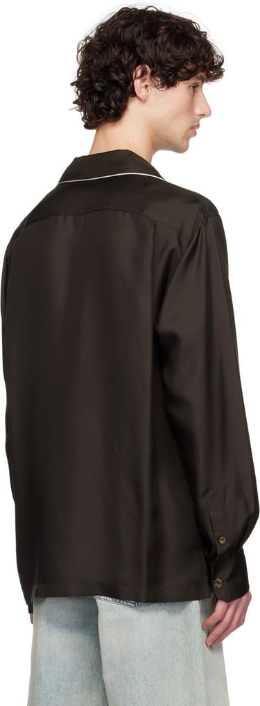 Košeľa Dolce & Gabbana Dolce&Gabbana DG Embroidery Silk Shirt Čierna | G5IF1ZFU1S4, 2