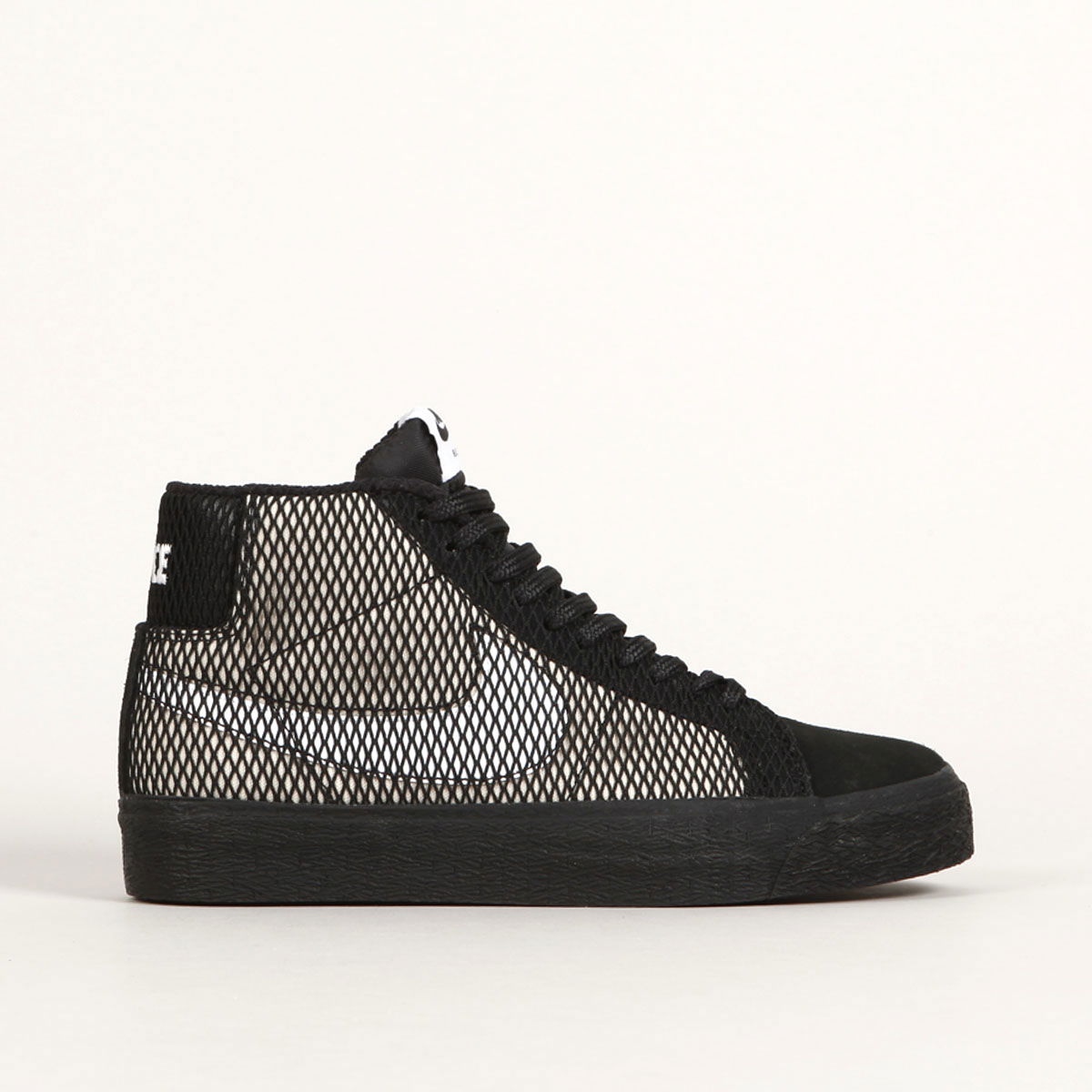Tenisky a topánky Nike SB Blazer Mid Prm Mesh White Black Čierna | FN6038-100, 1