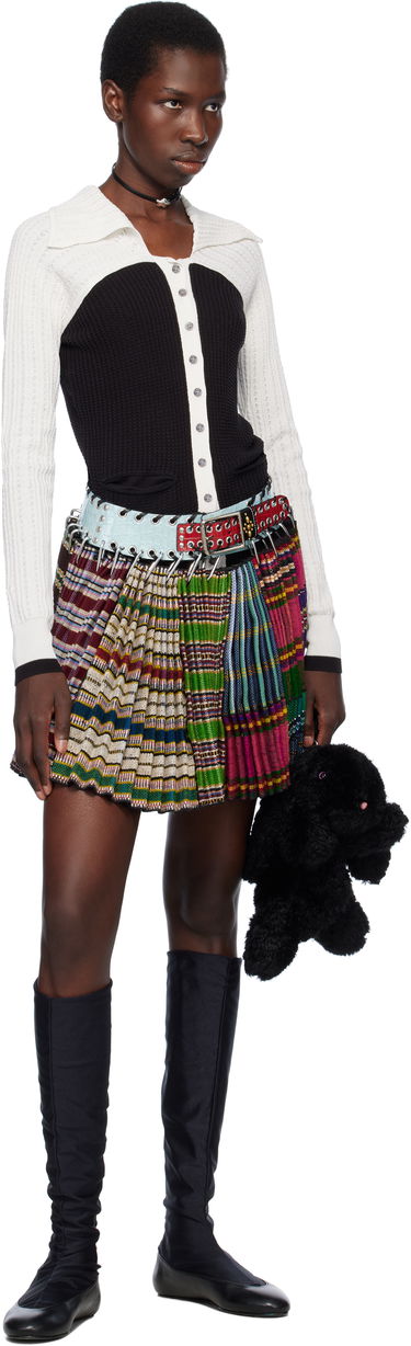 Sukňa Chopova Lowena Chopova Lowena Remnant Carabiner Pleated Mini Skirt Rôznofarebný | 3236, 3