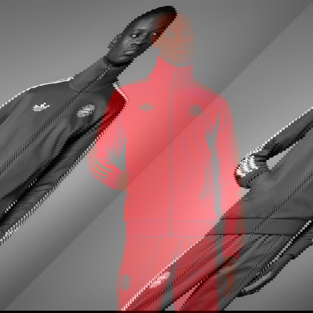 Bunda adidas Performance FC Bayern Track Jacket Červená | IY0047, 0