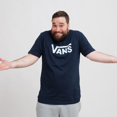 Tričko Vans Classic T-Shirt Navy | VN000GGGEB41, 4