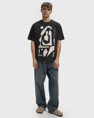 Tričko By Parra Detached Graphic Crewneck T-Shirt Čierna | 54411, 1