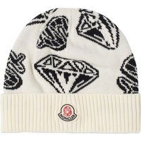Kulicha Moncler Genius x BBC Diamond & Dollar Beanie "Natural" Biela | 3B000-M1131-02-034, 2