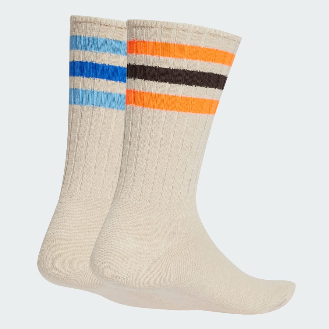 Ribbed Crew Socks (2 Pairs)