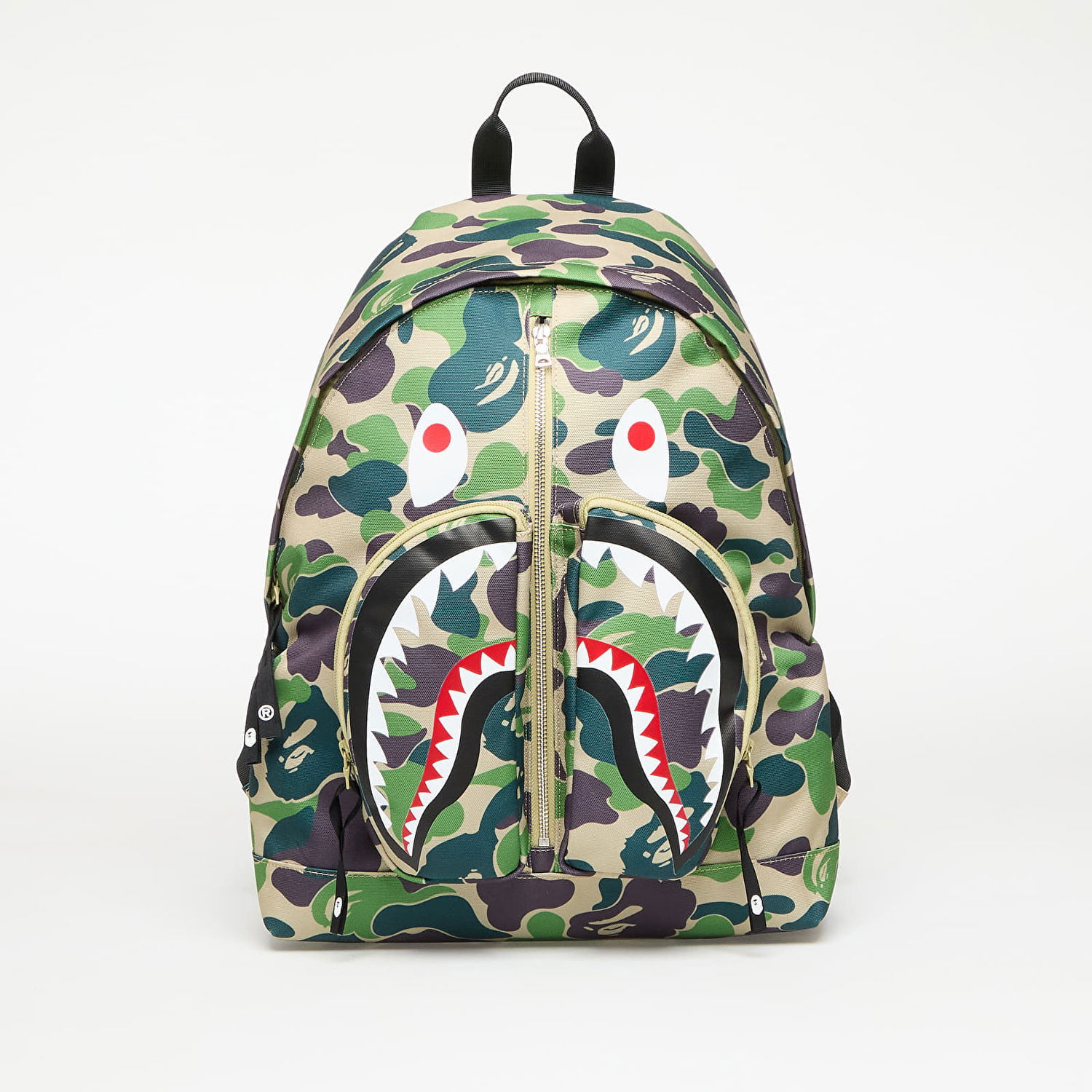 Batoh BAPE A BATHING APE Camo Shark Daypack Zelené | 001BAL301007MGRN, 0