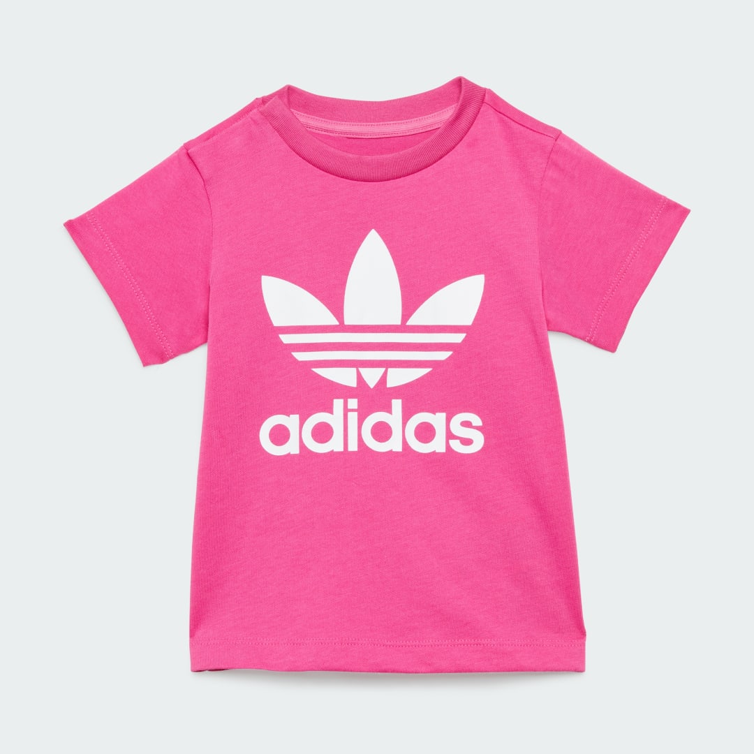 Tričko adidas Performance Trefoil T-Shirt Ružová | IX5112, 0