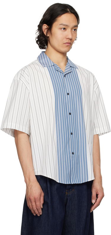 Košeľa AMI AMI Paris Short Sleeve Boxy Shirt Modrá | HSH286.CO0109, 1